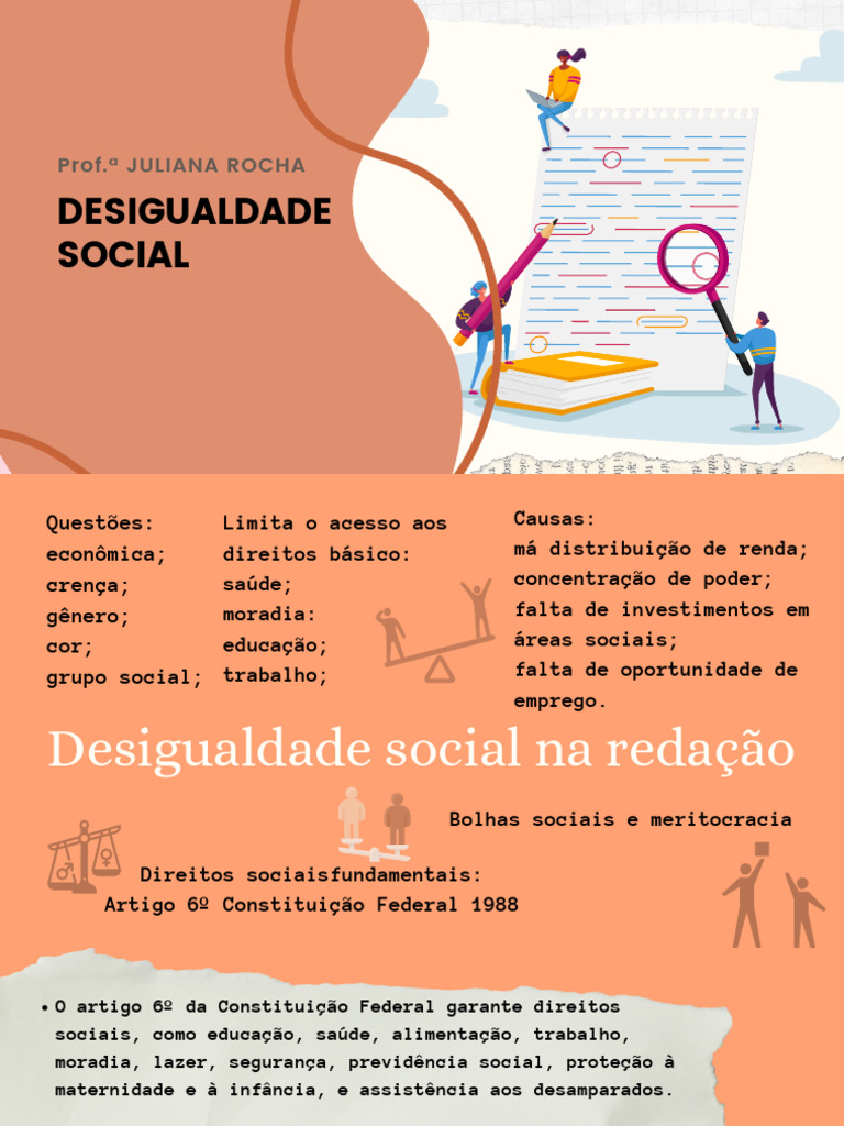 Desigualdade Social - Redação - 20250326 - 063307 - 0000 | PDF