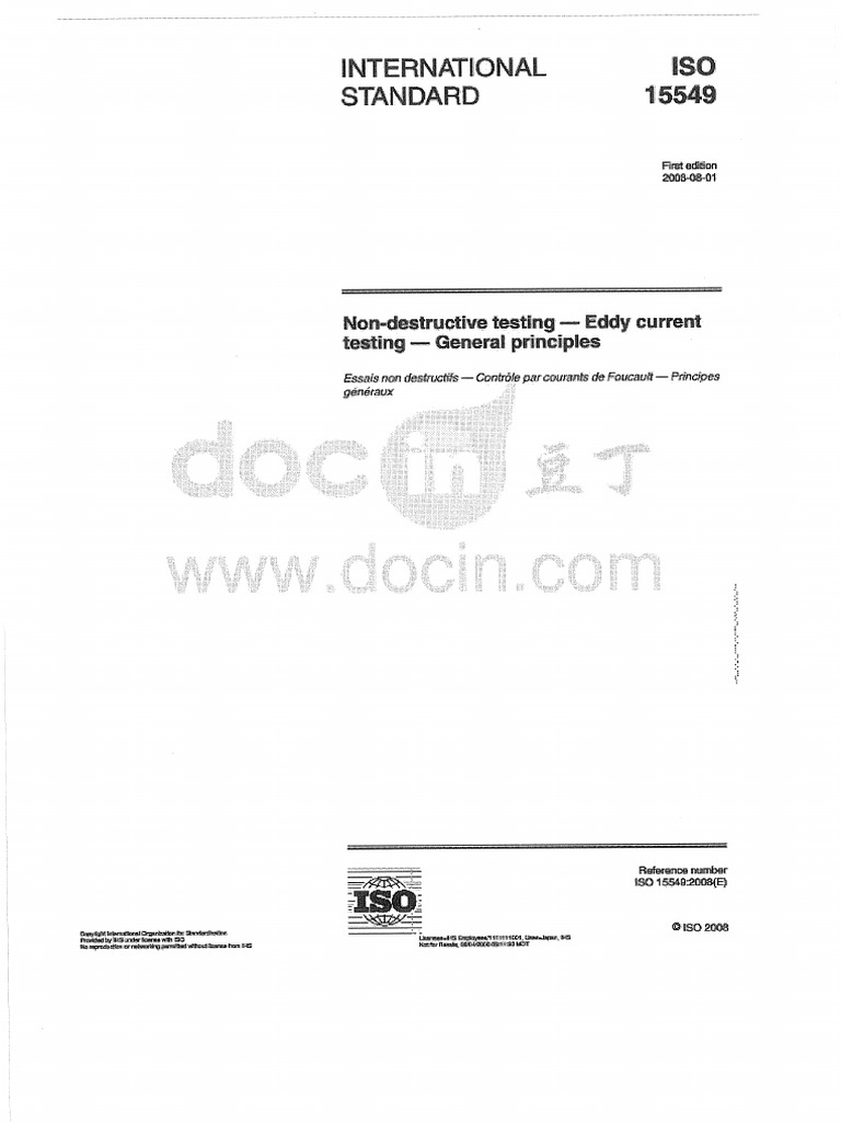 Iso 15549 - 2008 | PDF