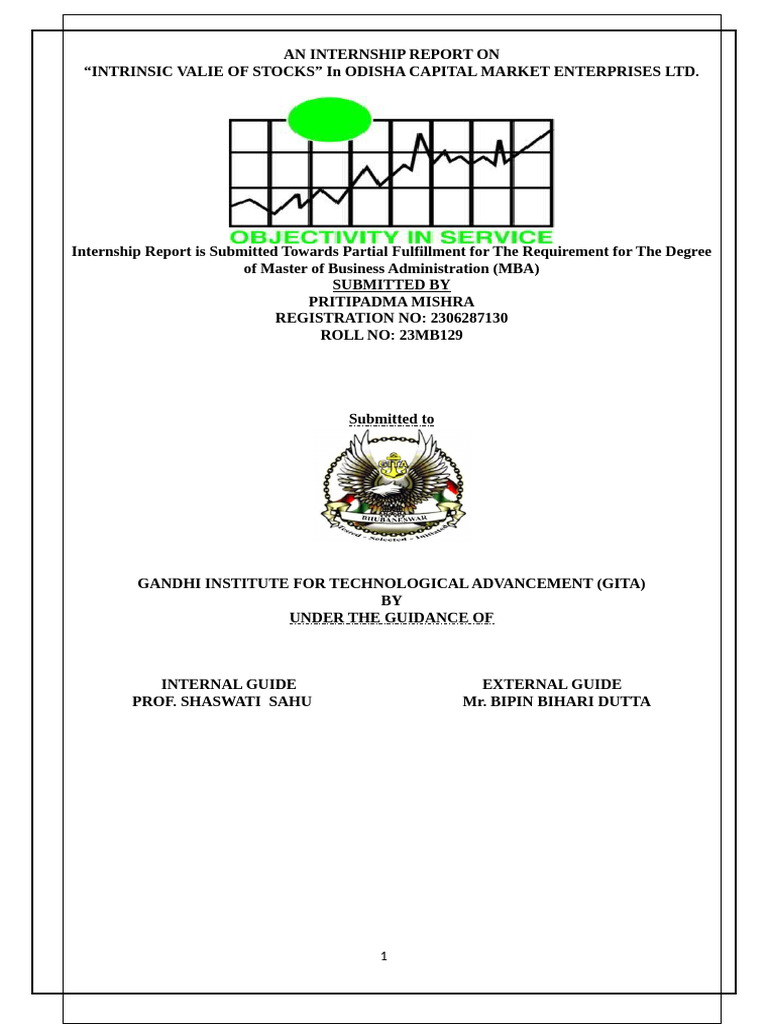 Intrinsic Value of Stocks in Odisha Market | PDF | Financial Risk |  Investing