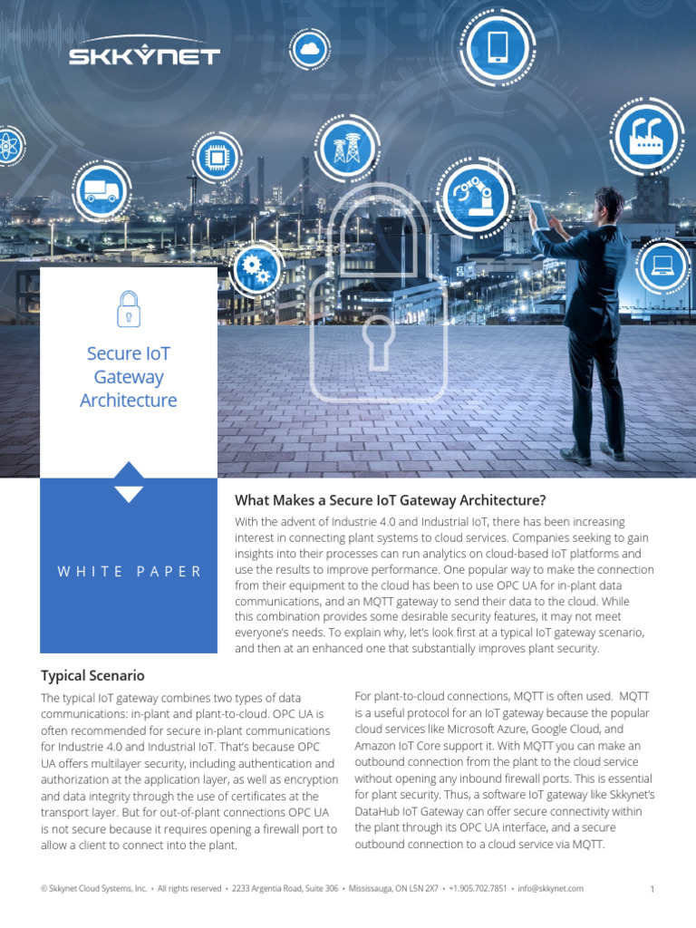 Secure IoT Gateway Architecture Guide | PDF | Computer Network ...