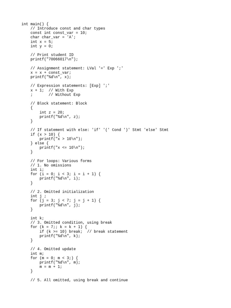 C Programming Basics Overview | PDF