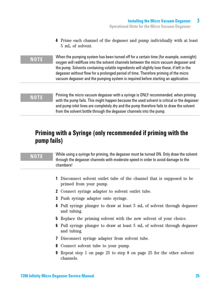安捷伦1260 25 | PDF | Syringe | Pump