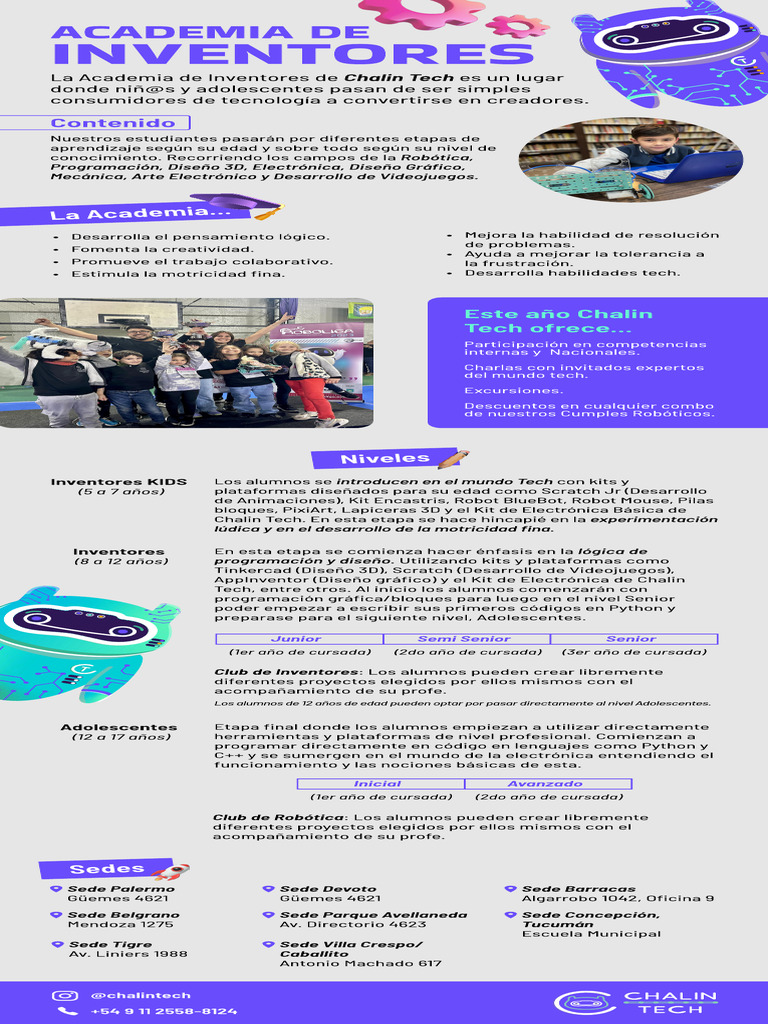 Academia de Inventores en Chalin Tech | PDF | Informática