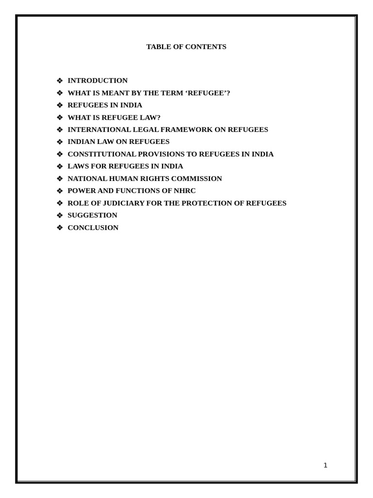 ARCHUNAN HR 2 | PDF | Refugee | United Nations High Commissioner For ...