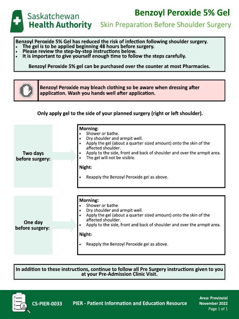 Pre-Op - Shoulder | PDF