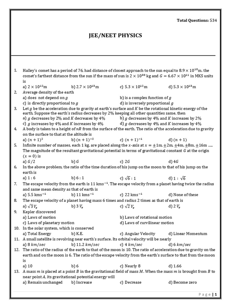 Gravitation 2023 24 12 02 28 10 | PDF | Orbit | Gravity