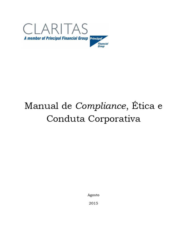 Manual de Compliance e Ética Corporativa | PDF | Conformidade ...