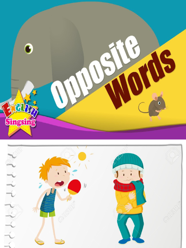 Opposite Words | PDF