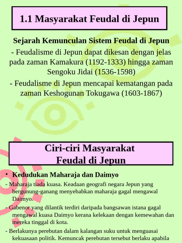 1.1 Masy, Feudal D Jepun | PDF