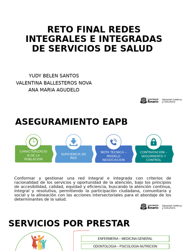 Redes Integrales de Salud en Antioquia | PDF | Cuidado de la salud ...