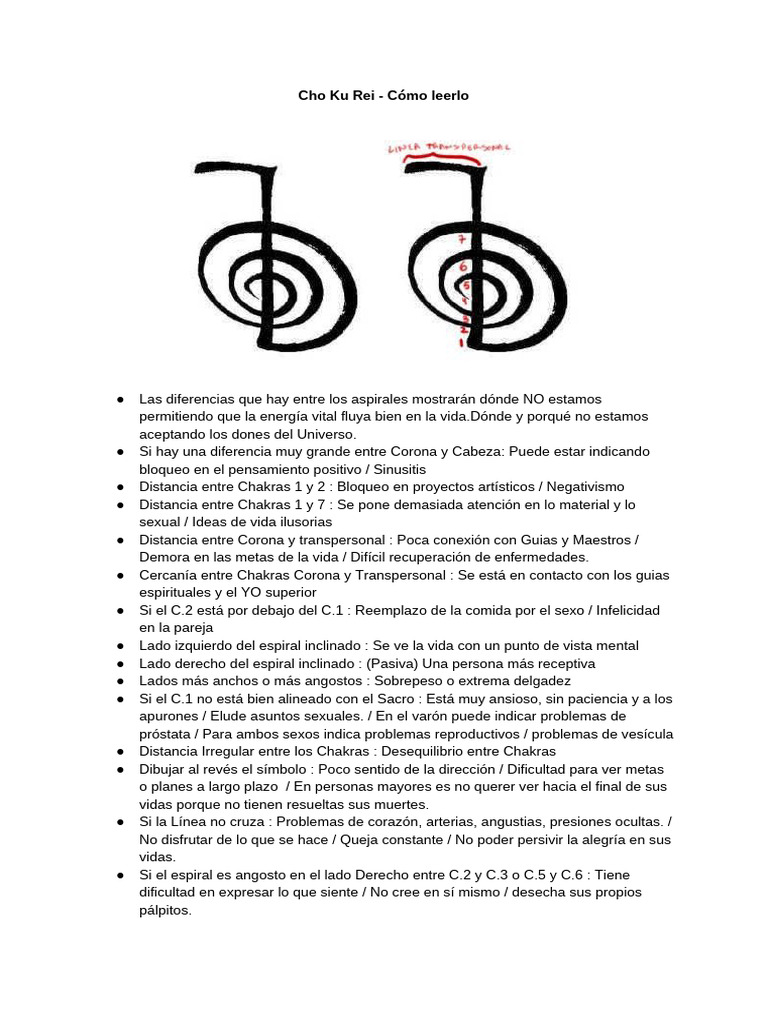 Cho Ku Rei - Cómo Leerlo | PDF