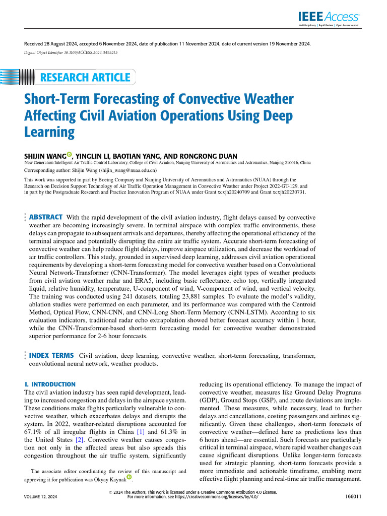 Deep Learning for Convective Weather Forecasting | PDF | Numerical ...