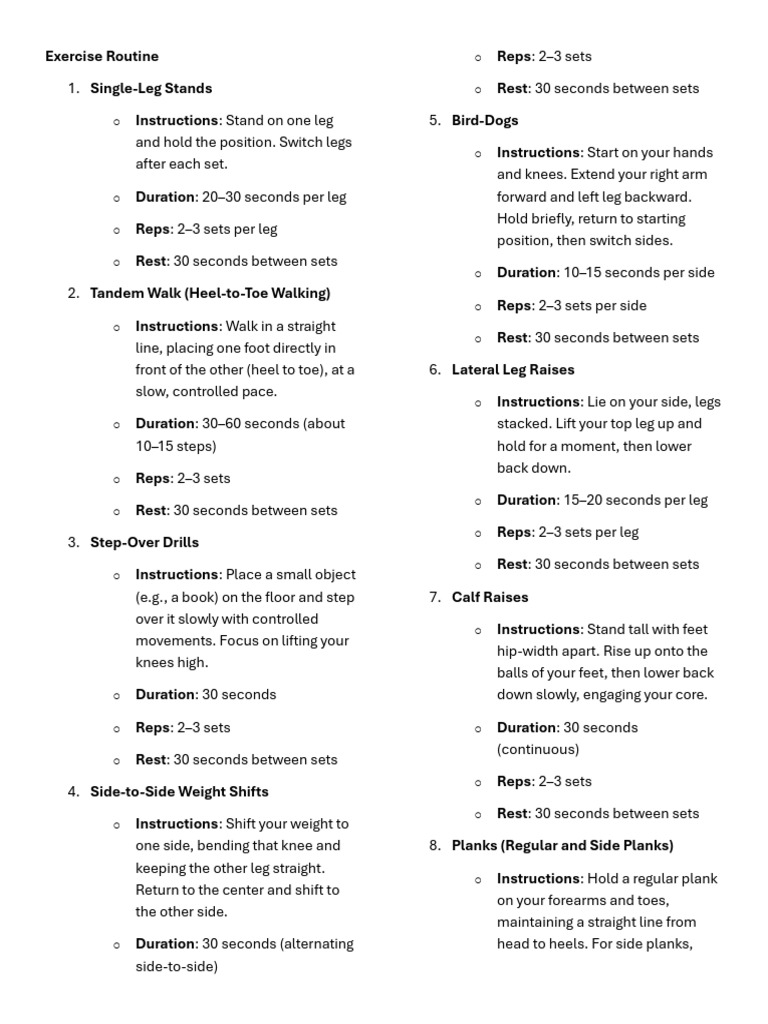 Radio Taiso 3 Exercise Routine | PDF | Foot
