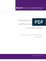 Microsoft Security Intelligence Report Special Edition 10 Year Review