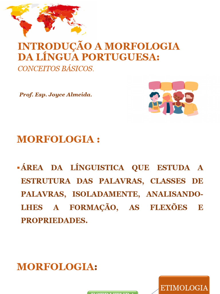 Introdução à Morfologia da Língua Portuguesa | PDF | Palavra ...