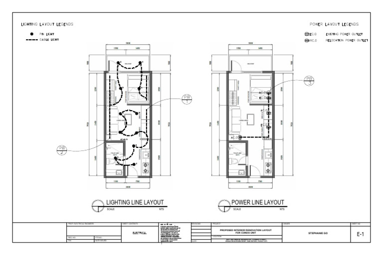 Condo Unit Renovation Electrical Plans | PDF