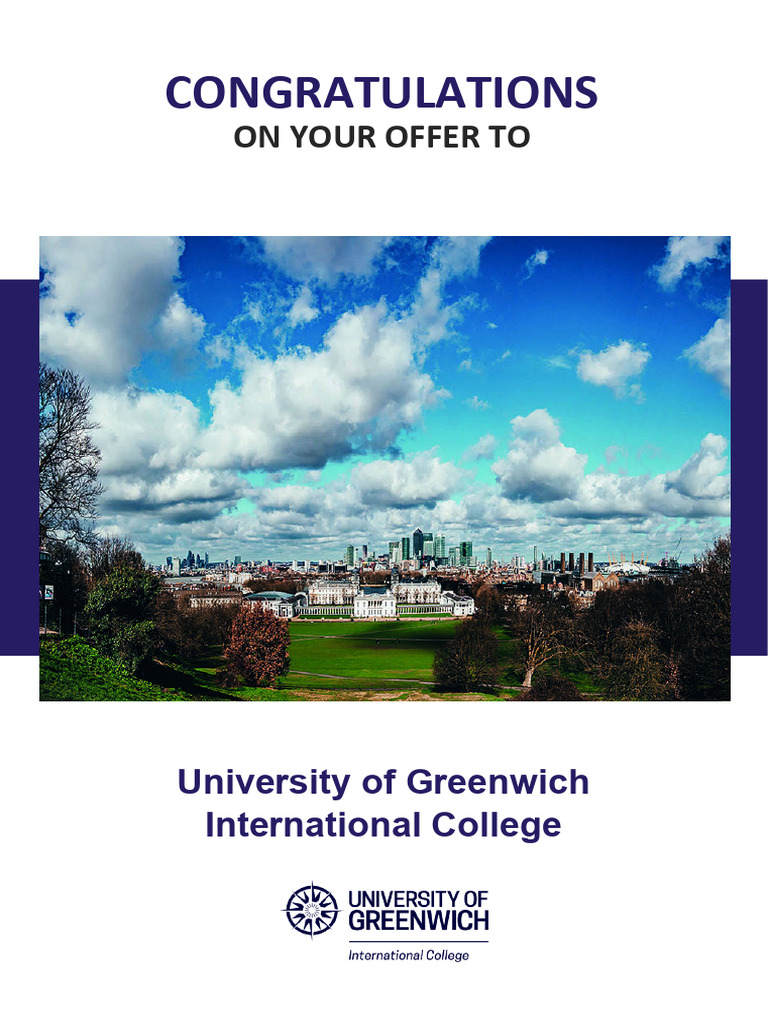 UGIC Conditional Offer & Tuition Details | PDF | Payments | Fee