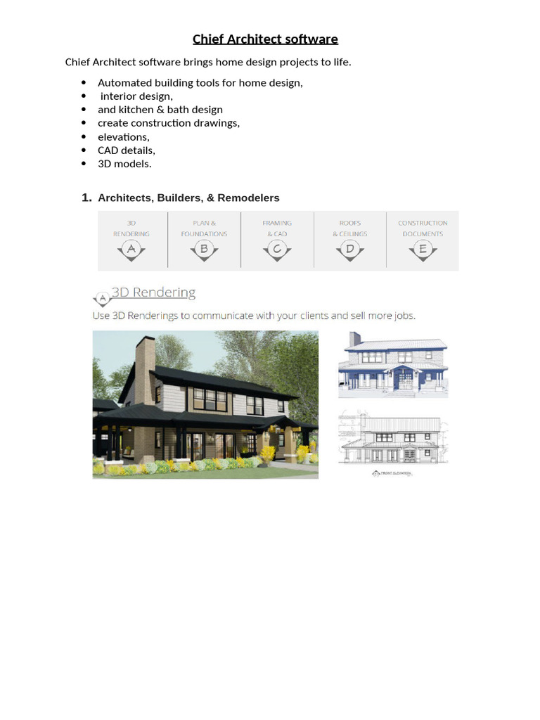 2.Chief architect software | PDF