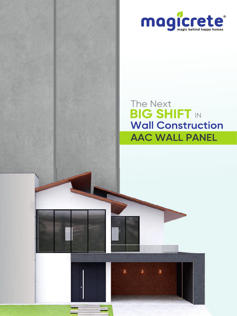 Magicrete Wall Panel Brochure 2025 Website 1737965122 | PDF