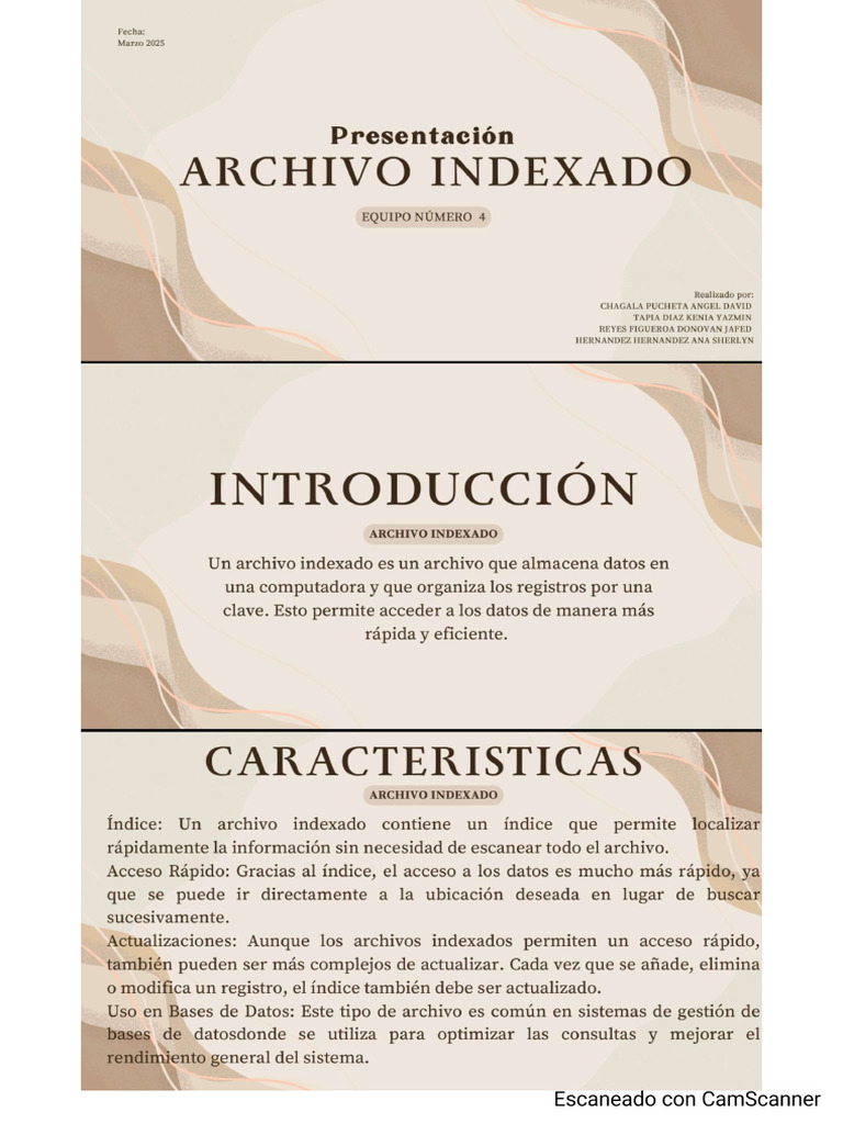 Archivo Indexado | PDF