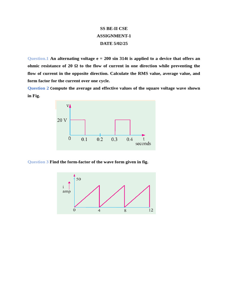 AC Circuit Analysis and Calculations | PDF | Electrical Impedance ...