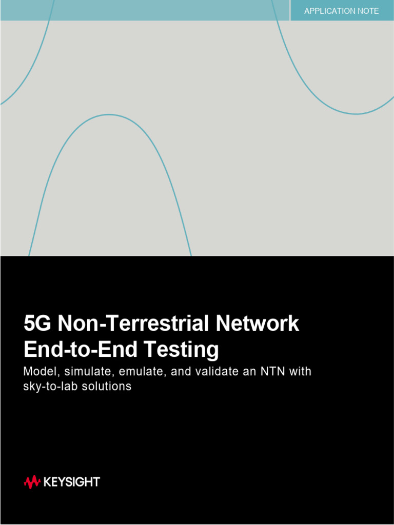 5G Non Terrestrial Network End To End Testing 659f42f | PDF | Computer ...