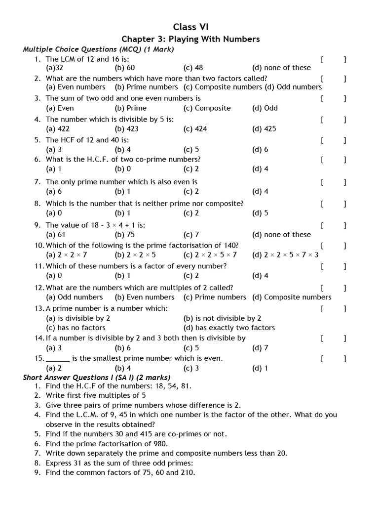 Class 6 Ratio and Proportion Worksheet | PDF | Rectangle | Elementary ...