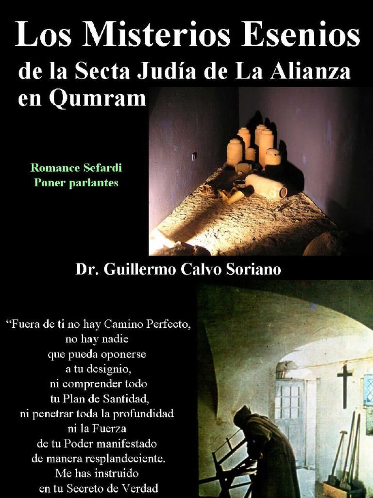 Los Misterios Esenios de La Secta Judía de La Alianza en Qumram - Dr ...