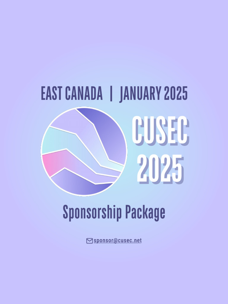 CUSEC 2025 Sponsorship Opportunities | PDF
