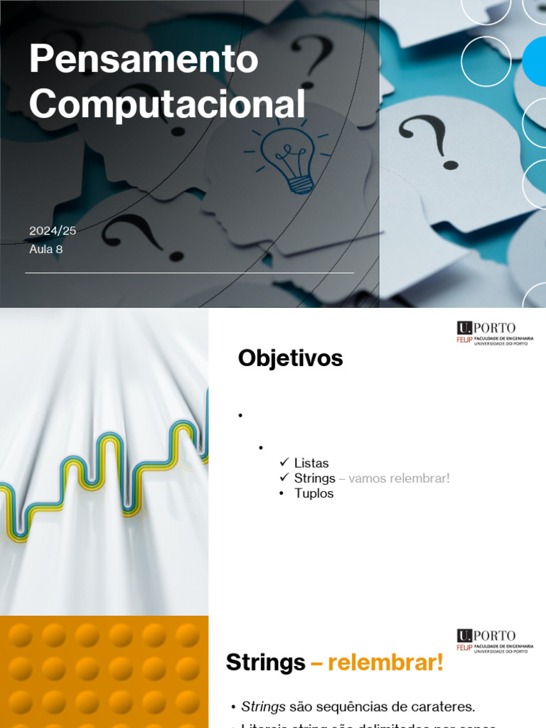 Estruturas de Dados em Python: Listas, Tuplos e Strings | PDF | Python ...