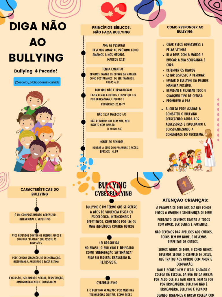 Diga Não Ao Bullying! Folheto - 20250320 - 012517 - 0000 | PDF ...