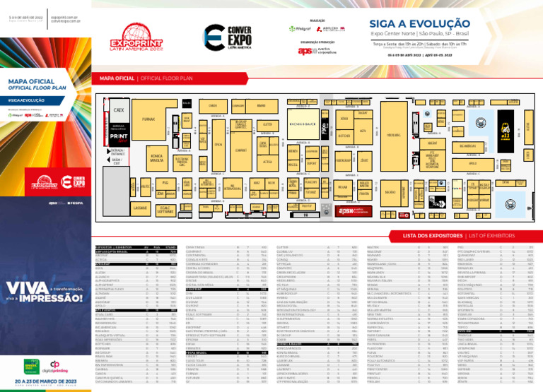 Expo Print 2022: Mapa Oficial | PDF