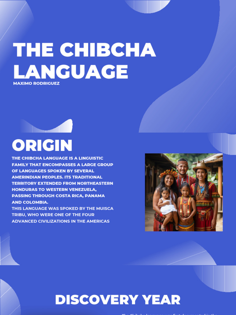 Chibcha Language: History and Revival Efforts | PDF