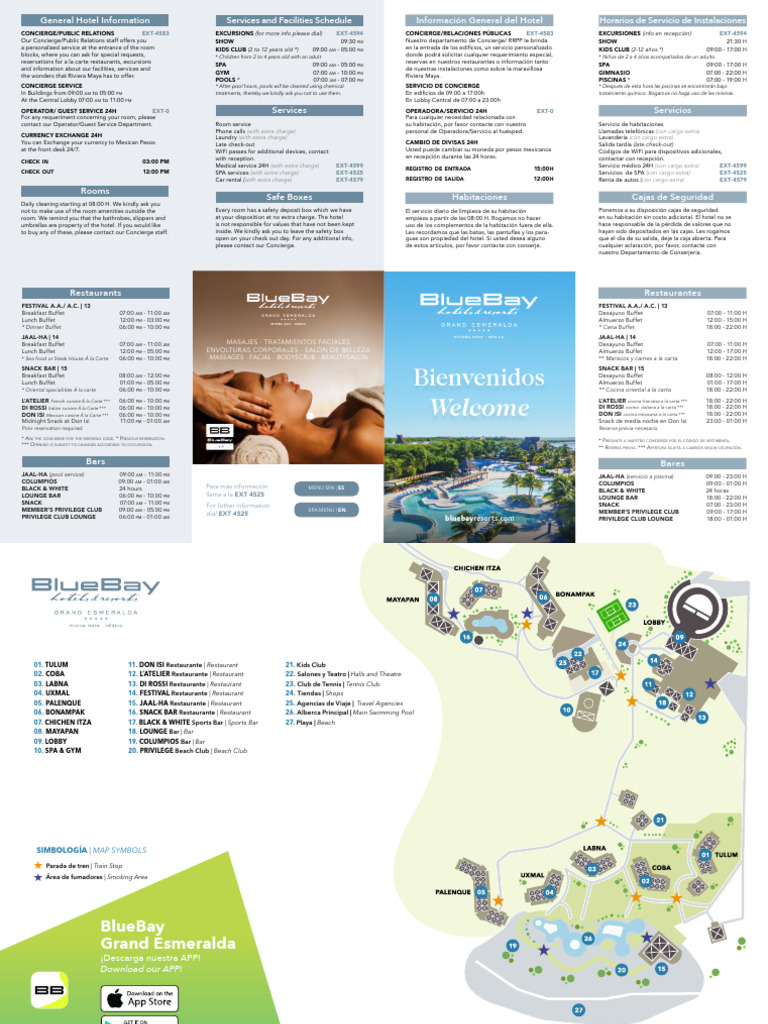 Información General del Hotel BBGE | PDF | Comida | Comportamientos ...
