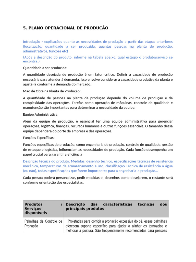 Plano Operacional de Produção e Layout | PDF | Logística | Qualidade ...