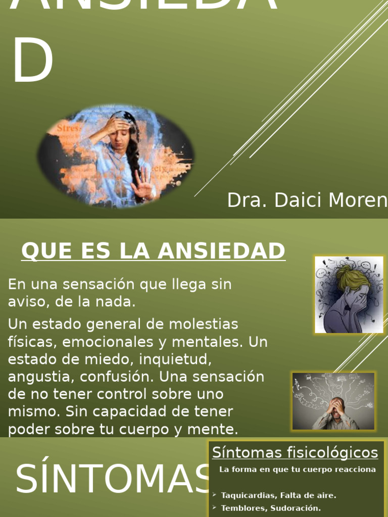 Comprendiendo la Ansiedad y Sus Síntomas | PDF | Ansiedad | Depresión ...