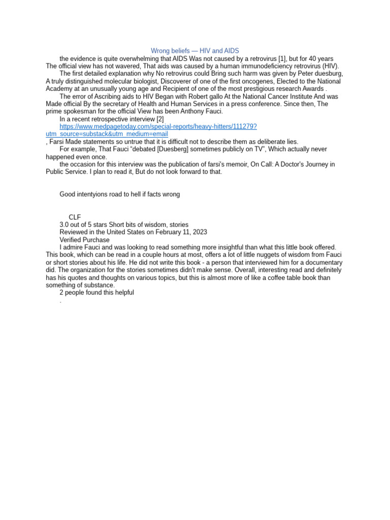 Debunking HIV-AIDS Myths and Misconceptions | PDF