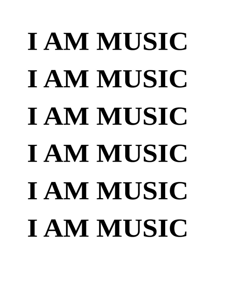 I Am Music I Am Music I Am Music I Am Music I Am Music I Am Music | PDF