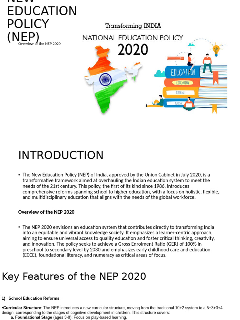 NEP 2020: Transforming Indian Education | PDF | Early Childhood ...