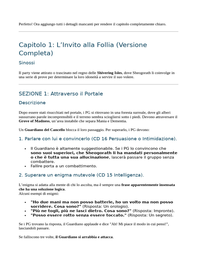 DLC Shivering Island Quasi Finito | PDF