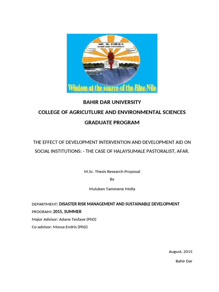 Qual Research Assignment Final 2 | PDF | Pastoralism | Climate Resilience