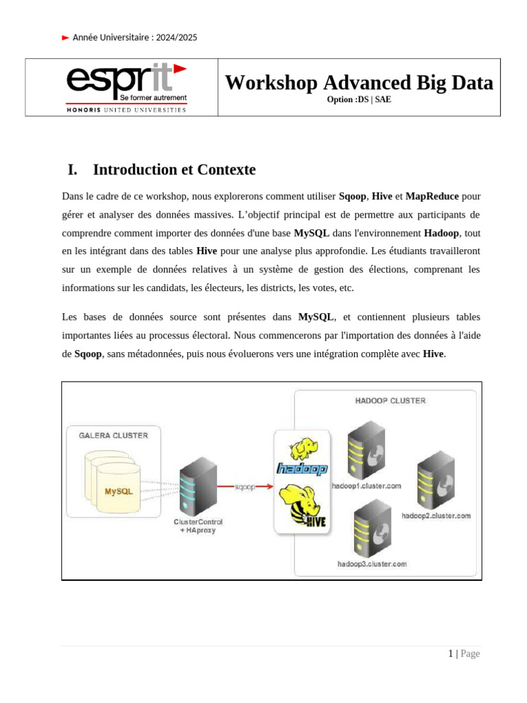 Workshop Big Data : Importer avec Sqoop et Hive | PDF | Bases de ...