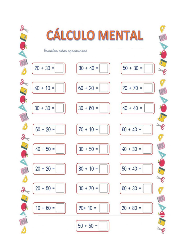 Calculo Mental | PDF