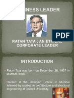 Ratan Tata: An Ethical Corporate Leader