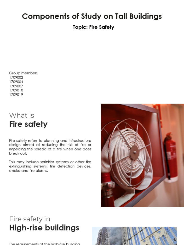 Group 4-Fire Safety in High-Rise Building | PDF | Fire Sprinkler System ...