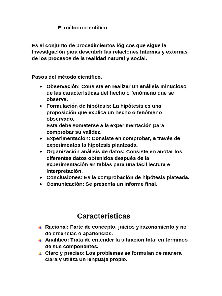 El Método Científico Pdf 