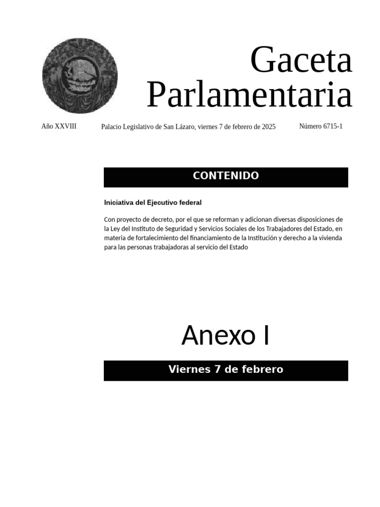 Reforma a la Ley del ISSSTE y Vivienda | PDF