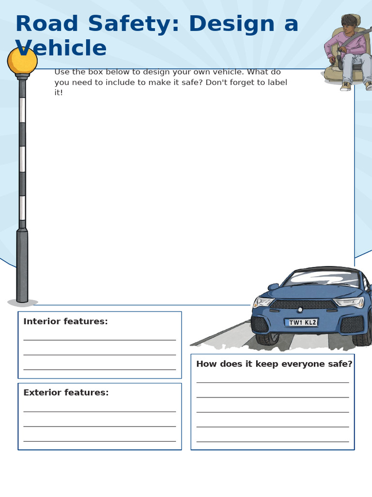 Design Your Safe Vehicle: Road Safety Guide | PDF