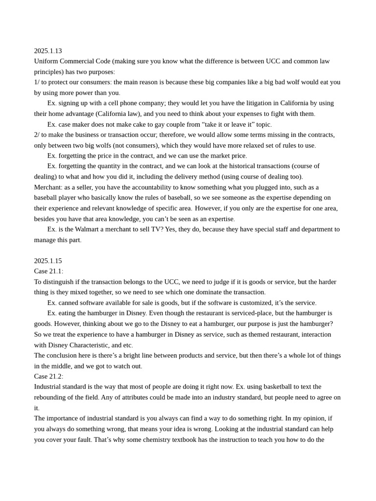 Understanding UCC: Consumer Protection & Merchant Rules | PDF | Implied ...