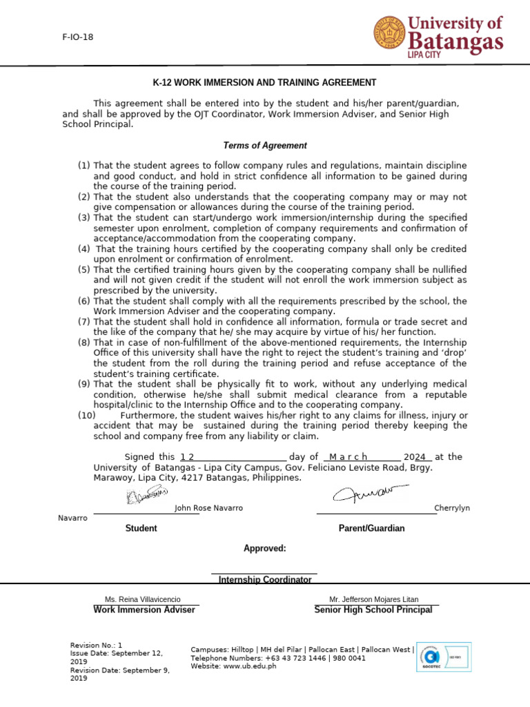 Agreement Word | PDF